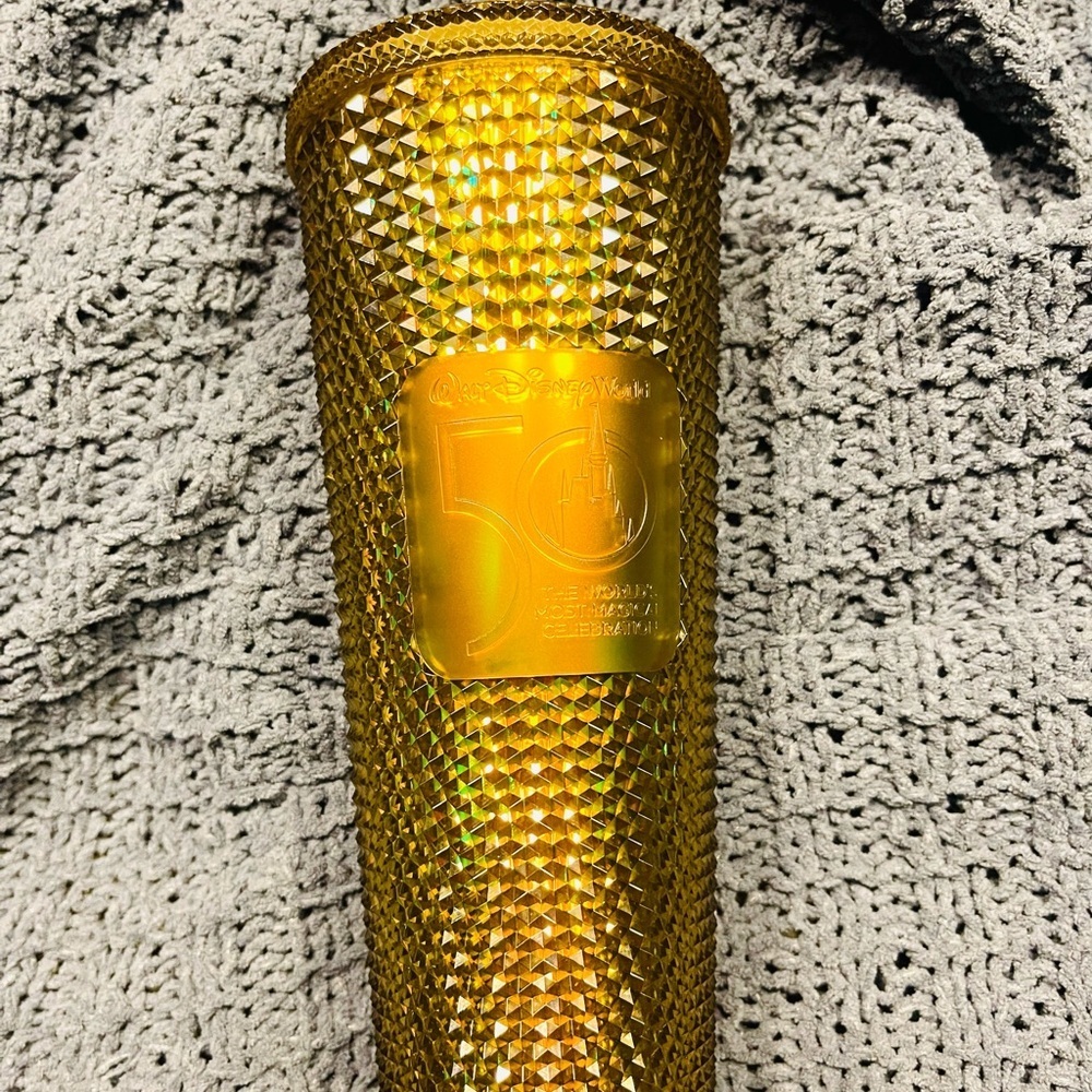 Starbucks x Walt Disney World 50th Anniversary Gold Tumbler